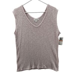 Velvet by Graham &‎ Spencer Sweater Womens Small Pink Tutu Knit Tank Top New